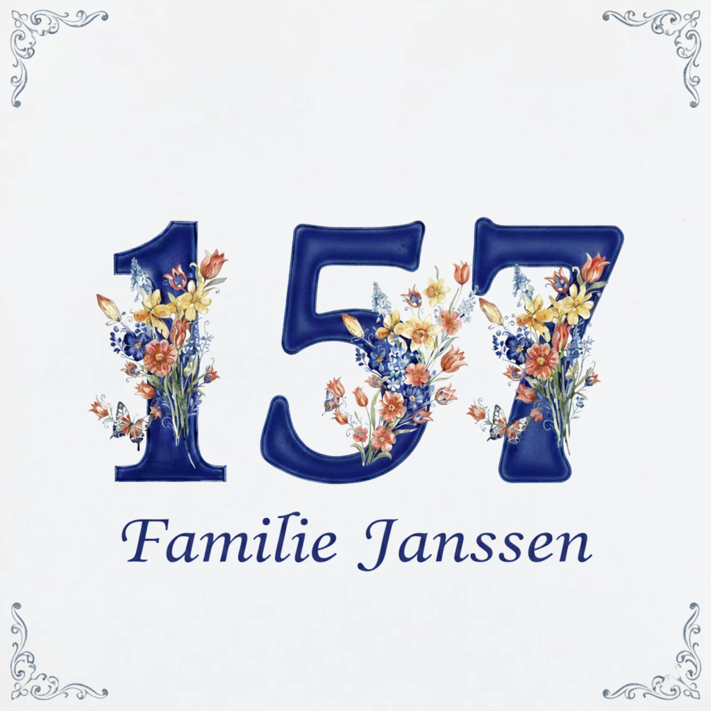 Gepersonaliseerd  Huisnummer