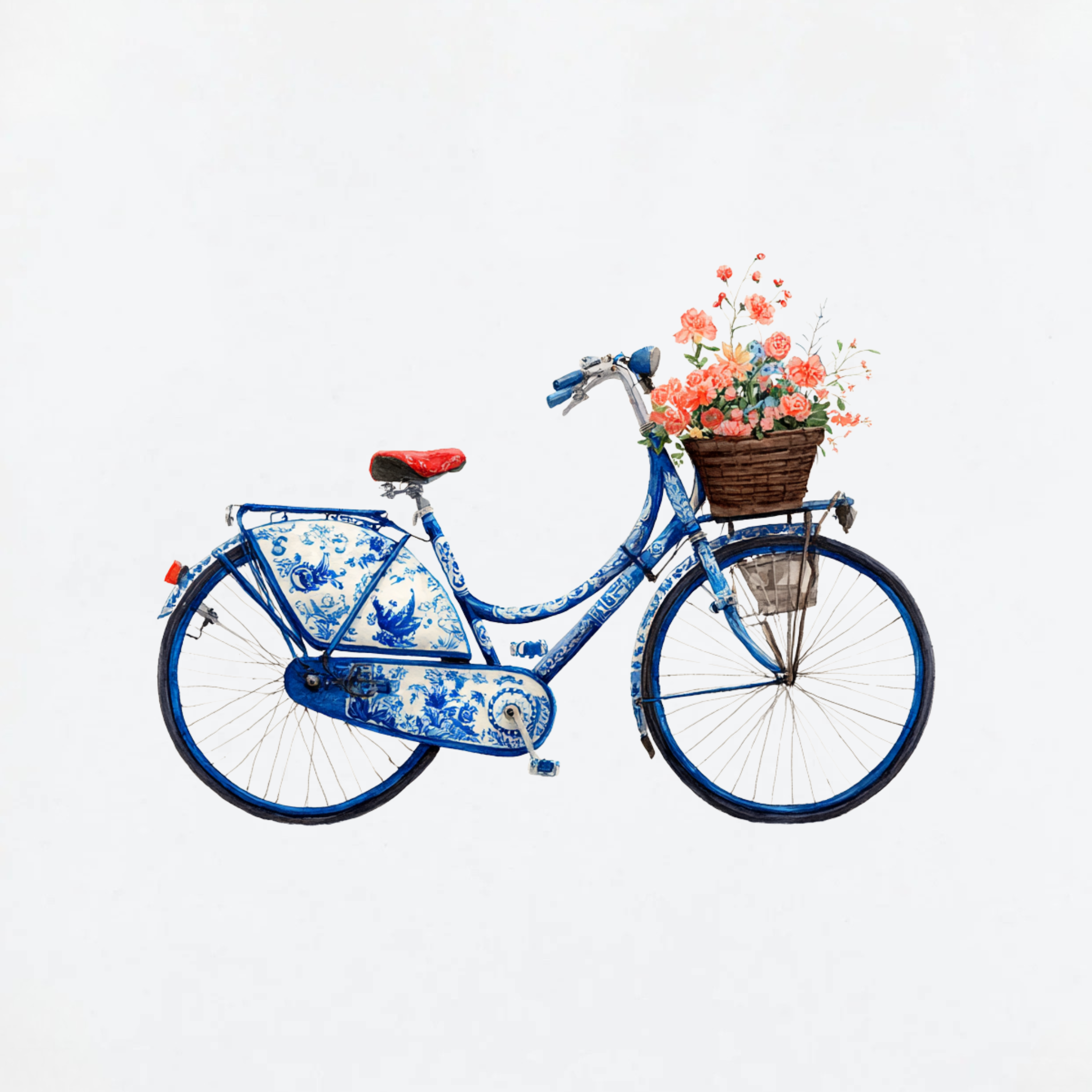 Hollandse Fiets met Bloemen